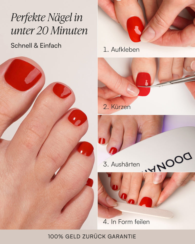 Love Paris Pedicure UV Gel Strips