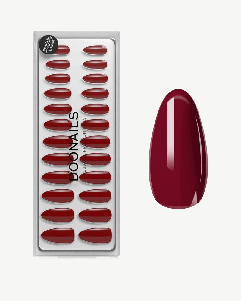 Love Paris Medium Almond Soft Gel Press Ons - Doonails Netherlands