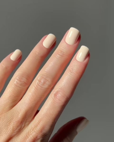 Cheesecake Extra Short Square Soft Gel Press Ons - Netherlands