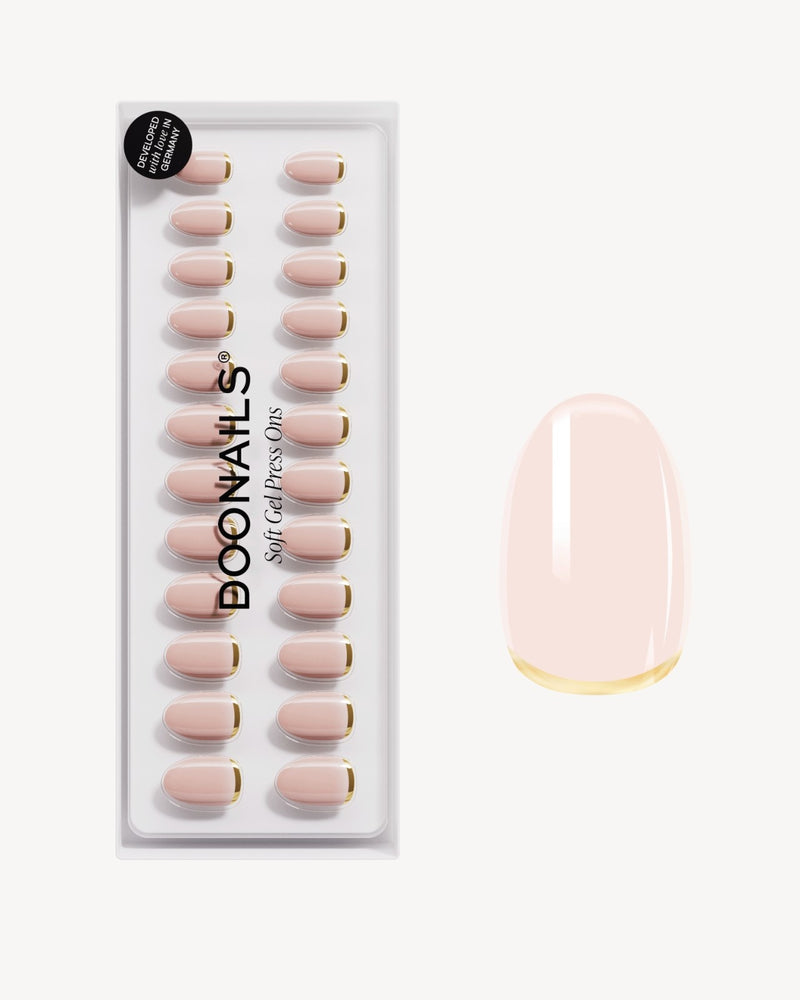 Popcorn Short Round Soft Gel Press Ons - Doonails Netherlands